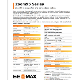 GeoMax Zoom95 Robotic Total Station
