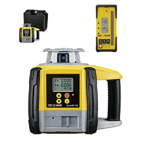 GeoMax Zone60 HG Dual Grade Laser, w/ Laser Receiver